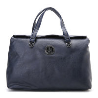 男士羊皮革拉链方形可调节肩带手提双肩包